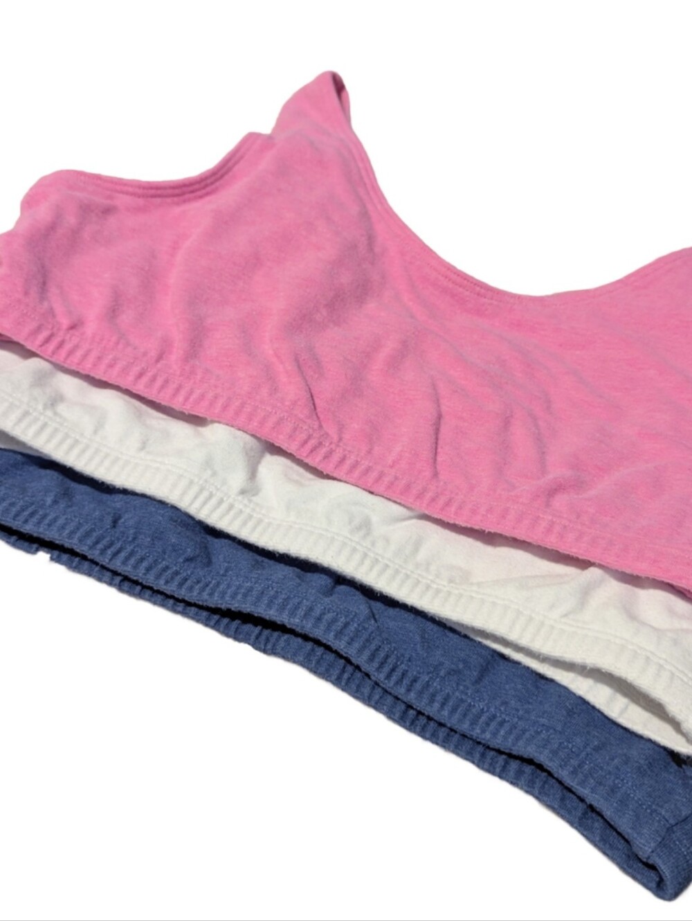 Bundle Girls Bras Training Bras Camis Sports Bras Size 36 Girls 10/12 Cotton - Picture 4 of 4